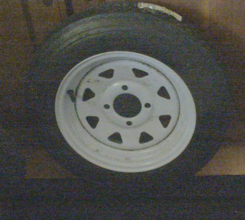4.80 x 12 4 hole rim trailer tire new