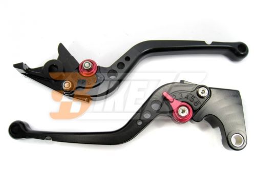 Pro black long brake clutch levers for suzuki gsxr1000 gsxr 1000 07 08 k7 lrb