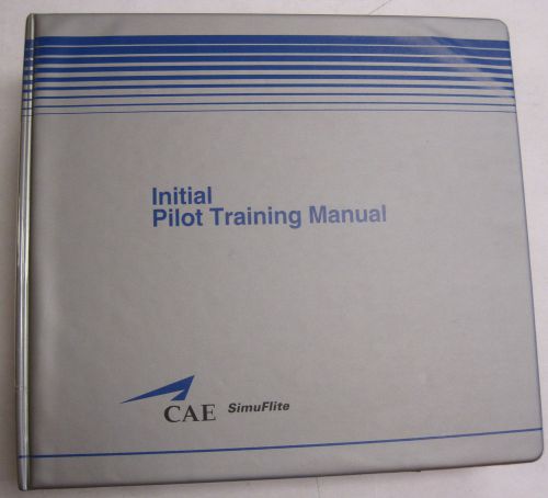 Gulfstream iv original simuflite initial pilot training manual
