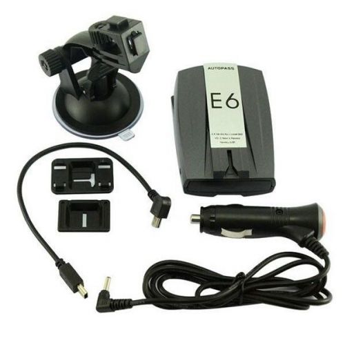 E6 russian english voice car vehicle laser radar detector e-dog