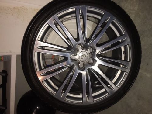 20&#034; x 9&#034; audi wheels (set of 4) factory oem wheels &amp; tires w/tpms! - $1399