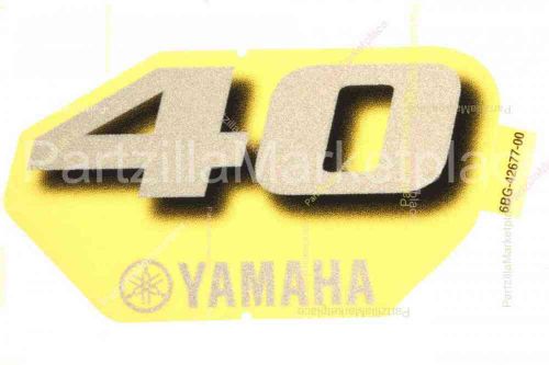 Yamaha 6bg-42677-00-00 6bg-42677-00-00 graphic, front