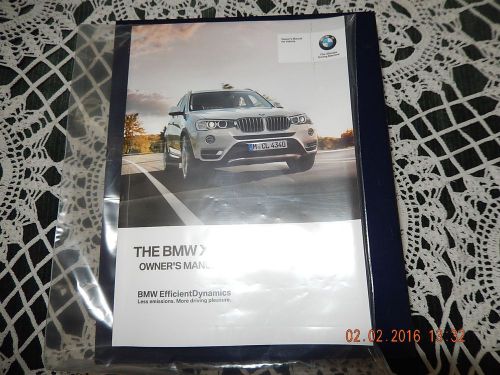 The bmw x3 owners manual / drivers handbook, edition 2015