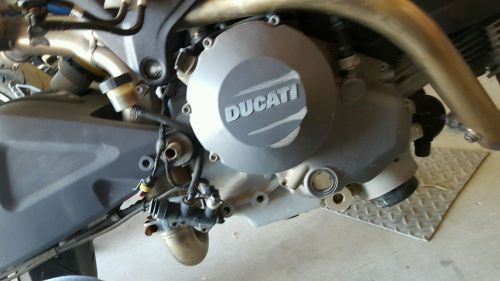 09 ducati monster m696 696 motor engine harness  throttlebodies low miles