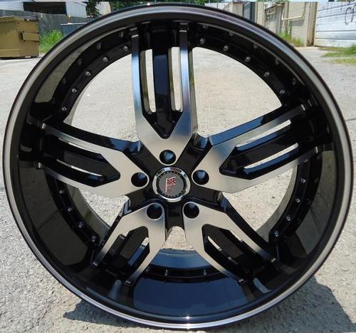 24" tires + wheels f5w 125 black silverado 90 91 92 93 94 95 96 97