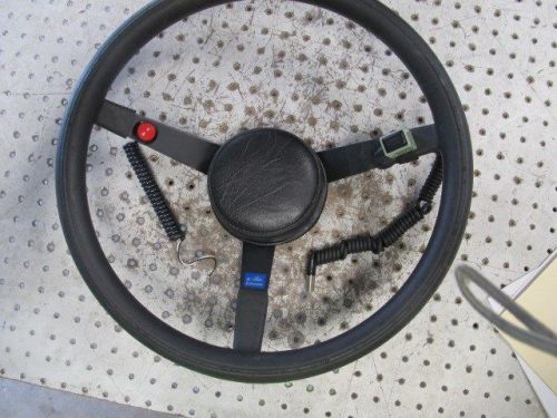 Nascar 16&#034; schroeder steering wheel with center pad kill button n push to talk