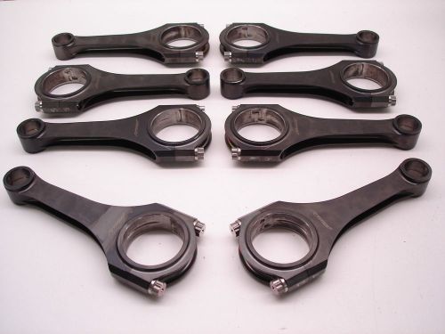 Nascar pankl 6.000&#034; connecting rods 2.015&#034; - 1.888&#034; - .867&#034; dlc coated carrillo