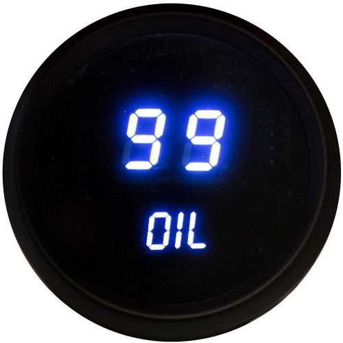 52mm 2 1/16 in digital oil pressure gauge intellitronix w/ sender warranty leds!