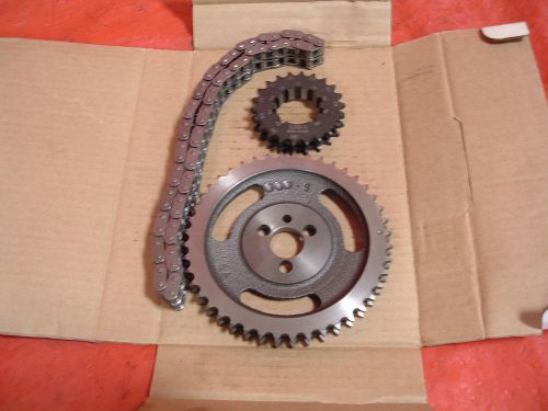 Sa gear 78100t-9 sbc .250 double roller timing chain set 9 position 5.7 350 v6