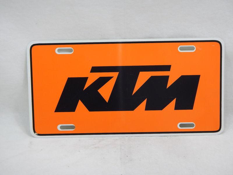 Ktm u6907658 metal license plate *new