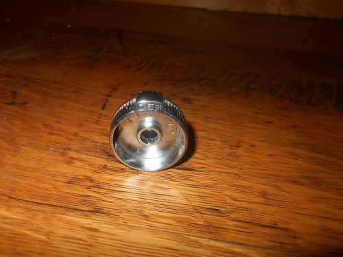 Nos instrument panel defroster knob, 1955 plymouth &amp; desoto, #1604934-5, dpcd