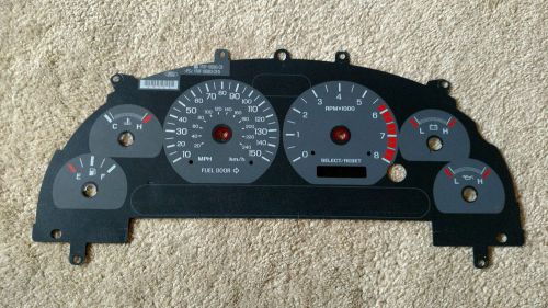 2001-2004 ford mustang gt factory gauge face