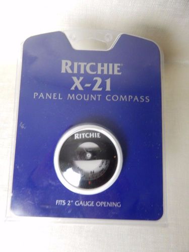 Ritchie x-21 panel mount boat compass new x-21ww