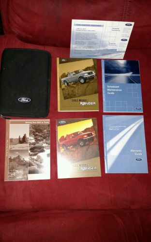 2003 ford ranger owners manual / guide  ~  set