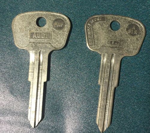 Vintage esp lock corp porsche audi pa5 a81r car key blank uncut nos made in usa