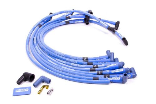 Moroso blue max spark plug wire set spiral core 8 mm blue sbc p/n 72402