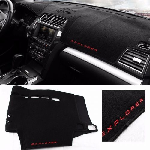 Front dashboard panel mat protective cover from sun for ford explorer 2011-2017