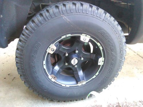 4 black rock viper 900b and bf goodrich tires for sale