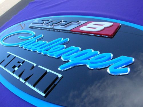 Challenger 3d dodge car sign  man cave garage  race mopar chevy ford custom