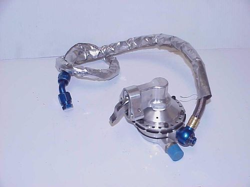 Cv products billet fuel pump &amp; stainless hose for sb chevy nascar xfinity c48