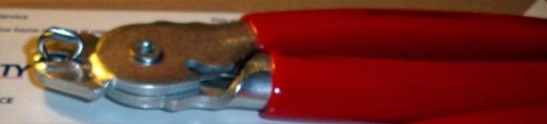Pliers- 75 rust proof steel hog rings auto,cages,fence,traps,floral, usa made