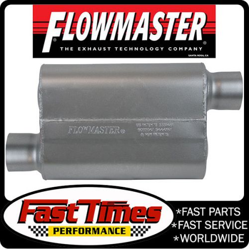Flowmaster 943043 40 series delta flow muffler 3&#034; offset inlet/offset outlet