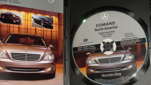 Mercedes-benz  s / cl  - class navigation dvd map bq 6 46 0245 / a 221 827 55 59