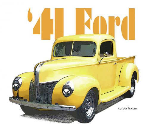 Auto art t-shirt &#039;41 ford pickup