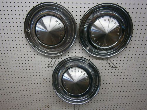 1962-63 mercury monterey three dogdish hubcabs