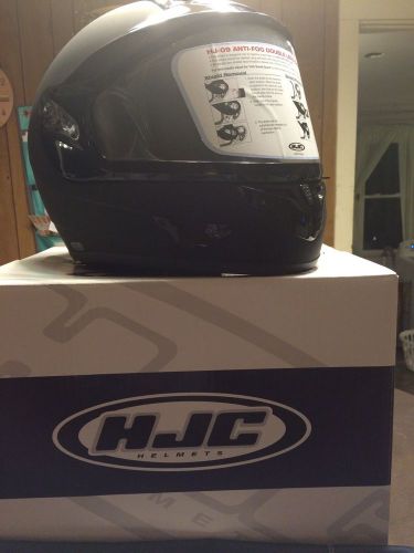 Men&#039;s hjc snow mobile helmet,matte black, size medium