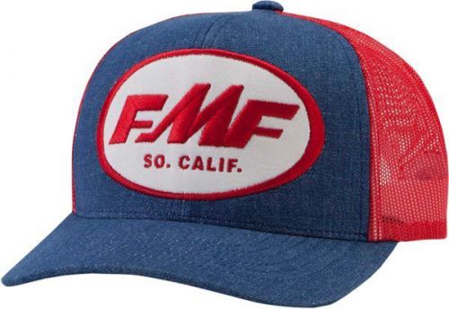 Fmf ronnie mac trucker adult unisex blue/red hat