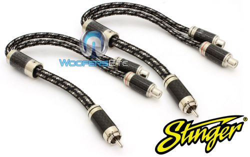 Stinger si92yf 2-female 1-male 9000 cable cross section y rca interconnect wires