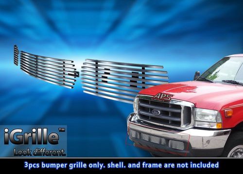 For 1999-2004 ford f-250/f-350 super duty stainless steel billet grille combo