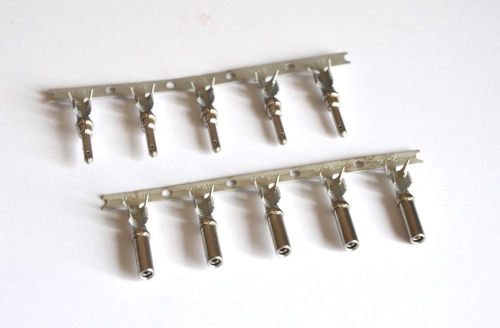 Deutsch dtp genuine 12-14 awg stamp contacts (5 pins) &amp; (5 sockets)