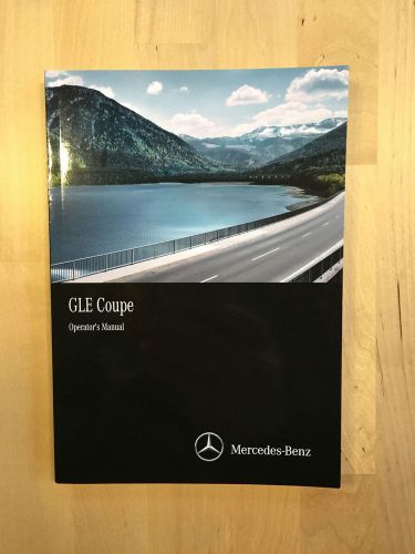 Mercedes english owner&#039;s manual gle350d  gle400 &amp; gle63 coupe amg 4 matic 2016