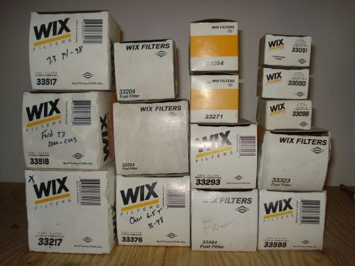 Wholesale lot wix new fuel filters