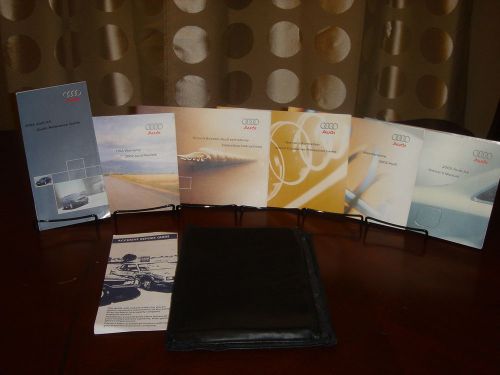 2002 audi a4 owner&#039;s manual 1.8l &amp; 3.0l quattro with case free shipping