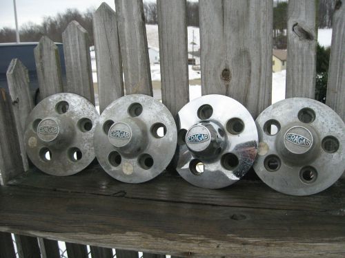 Early vintage crager custom wheel centers/15&#034;-29151/14&#034;-29141/hot street rat rod