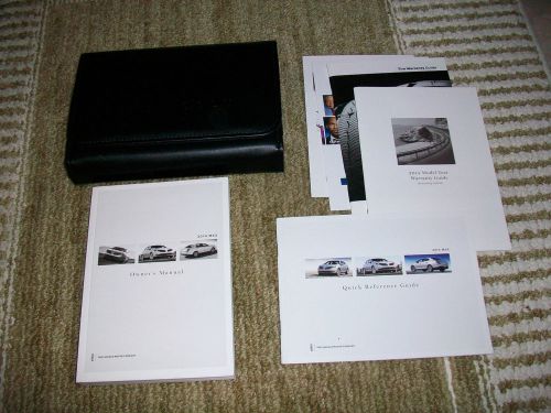 2014 lincoln mks owners manual kit w/  qwk ref  and cover