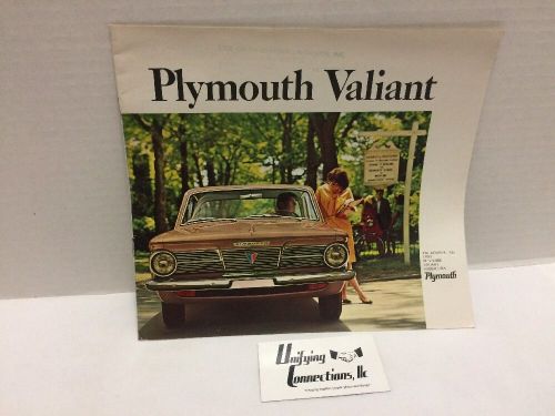 Original 1965 plymouth valiant dealer sales brochure
