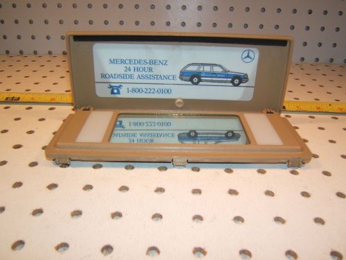 Mercedes w124,126,201 r107 sun visor cream/beige mirror 1 cover, sticker,type 1