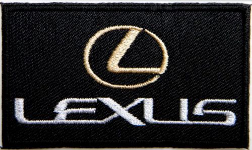 Lexus logo racing car patch sew iron on embroidered jacket t-shirt cap hat badge