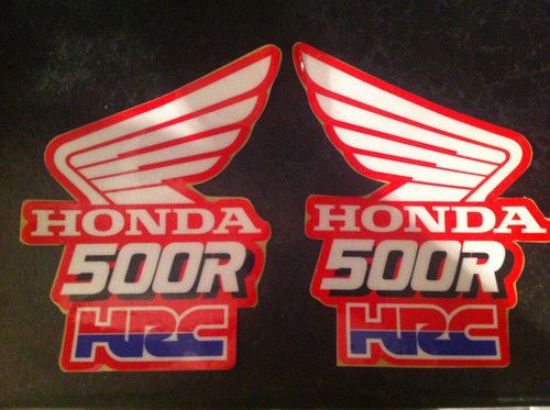Vintage/evo cr 500r 1989 hrc factory honda wings, brand new