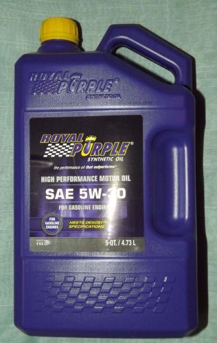 Royal purple 5w-30 high performance motor oil - 51530 (1) 5-qt. bottle