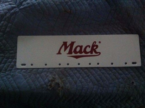 Mack logo quarter fender top mud flap mudflap