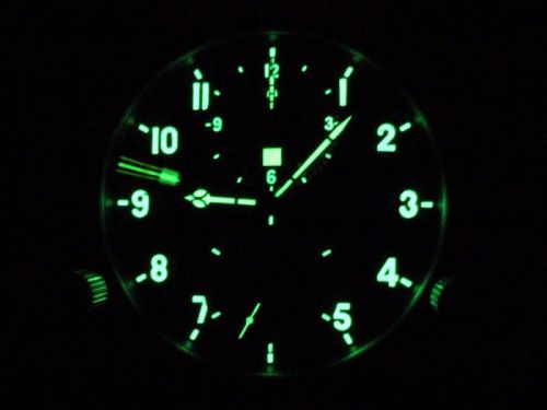 Achs-1 2 days military aircraft mig su cockpit ussr vintage clock chronograph