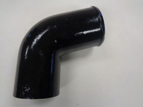Exhaust elbow painted black 9 1/2&#034; x 7 1/2&#034; x 3 5/8&#034; marine boat