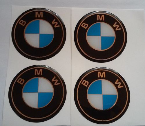 Bmw emblem 64 mm 65 mm wheel center cap sticker logo badge trims silicone gel 1