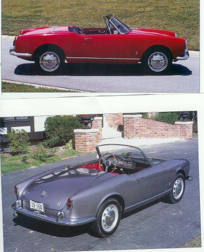 1954 -1965  alfa romeo giulietta 10 pg color article