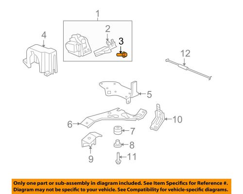 Honda oem cruise control system-actuator assembly bolt 934020501408